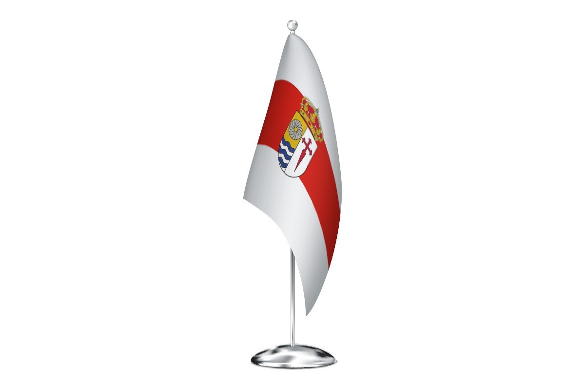 Bandera de despacho de Arroyomolinos de León de alta calidad