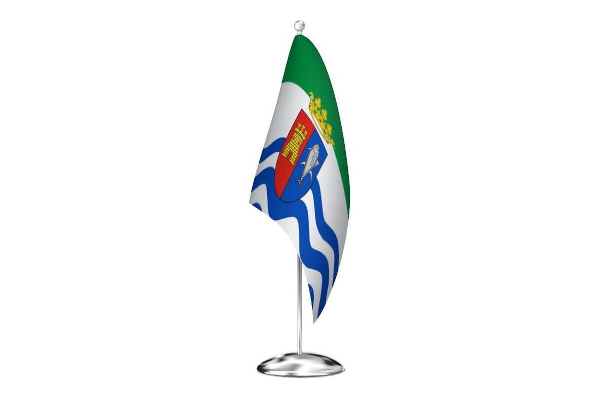 Bandera de despacho de Conil de la Frontera de alta calidad