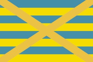 Bandera de Alaior de alta calidad para exterior 123