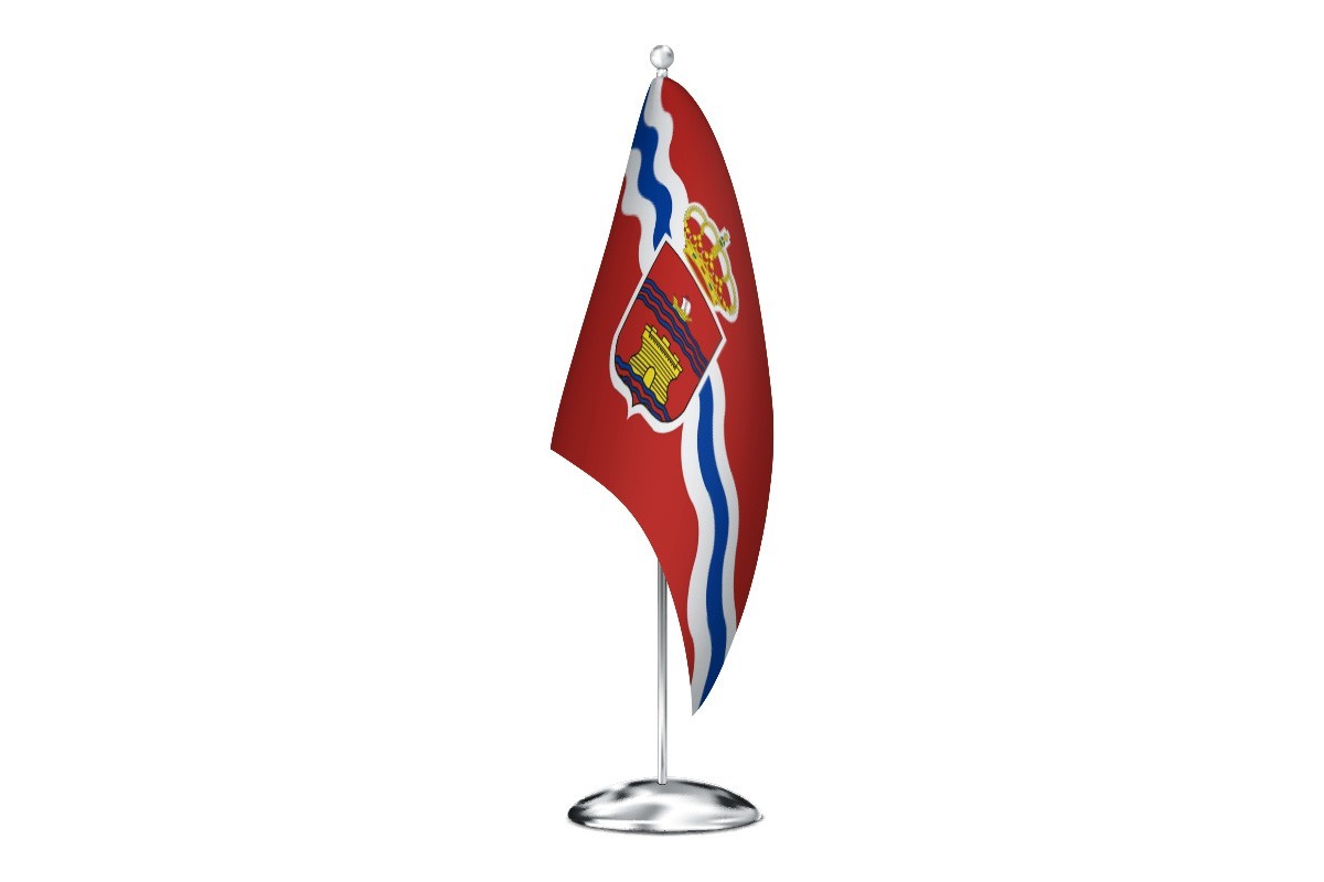 Bandera de despacho de Láujar de Andarax de alta calidad