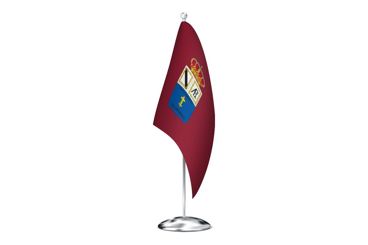 Bandera de despacho de Villamanrique de la Condesa de alta calidad