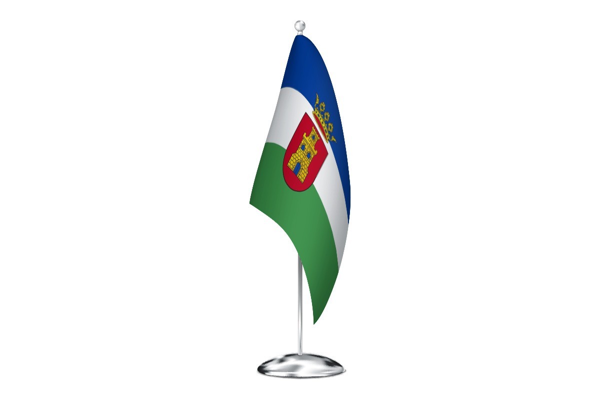 Bandera de despacho de Villamartín de alta calidad
