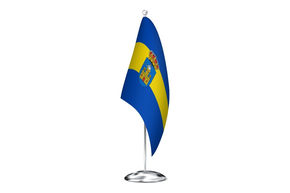 Bandera de despacho de Villarrasa de alta calidad