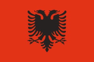Bandera de despacho de Albania de alta calidad Bandera de despacho de Albania de alta calidad