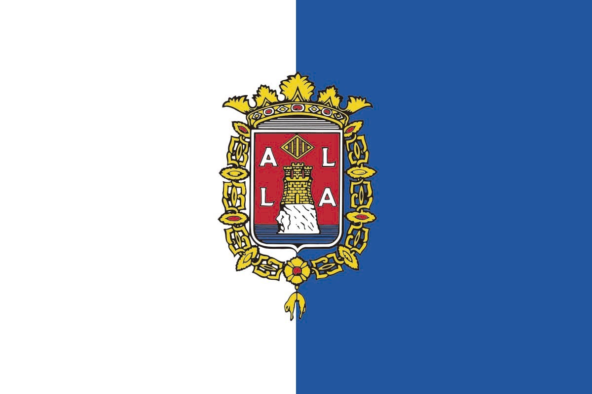 Bandera de despacho de Alicante de alta calidad