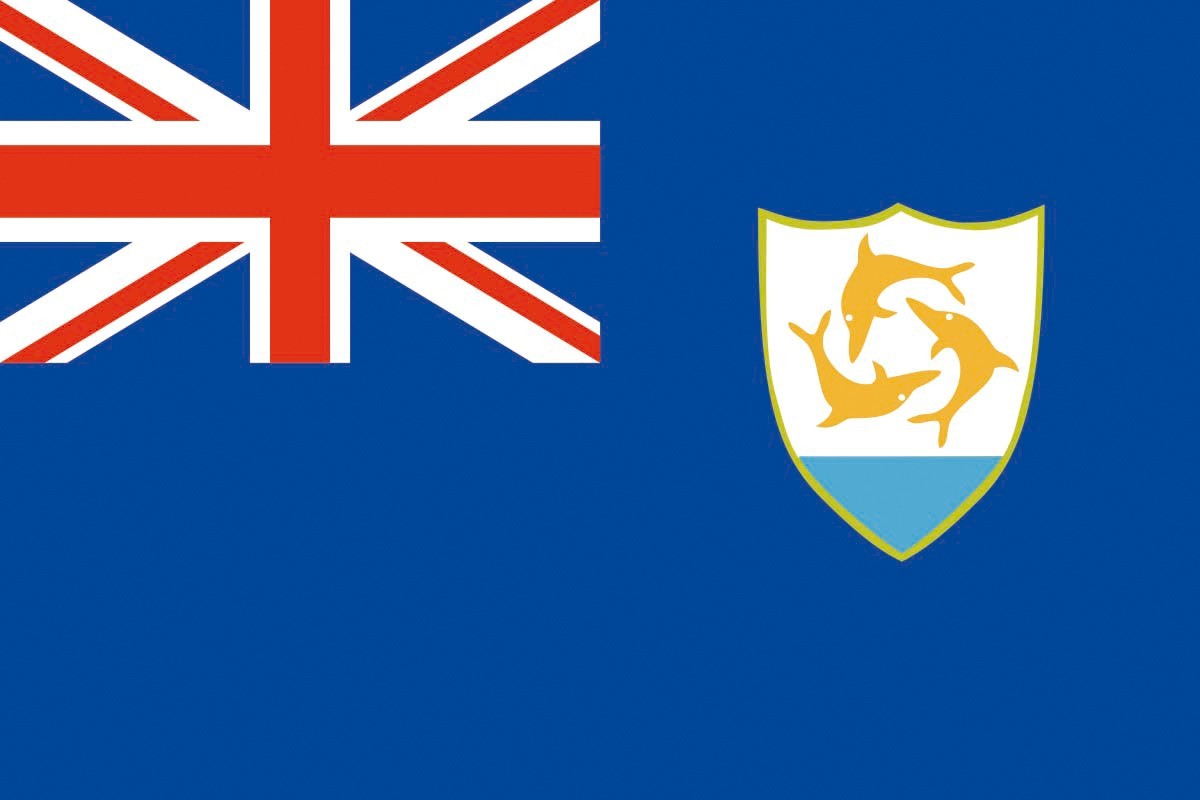 Bandera de despacho de Anguila de alta calidad Bandera de despacho de Anguila de alta calidad