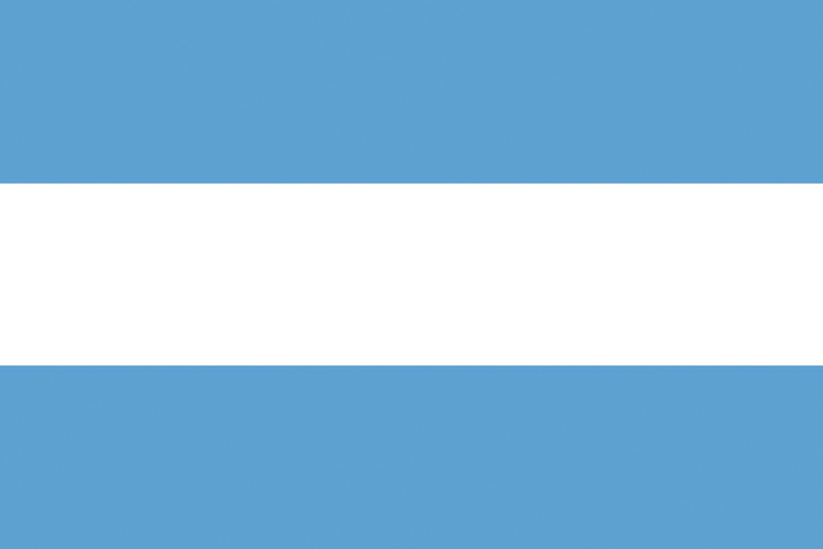 Bandera de despacho de Argentina sin escudo de alta calidad Bandera de despacho de Argentina sin escudo de alta calidad