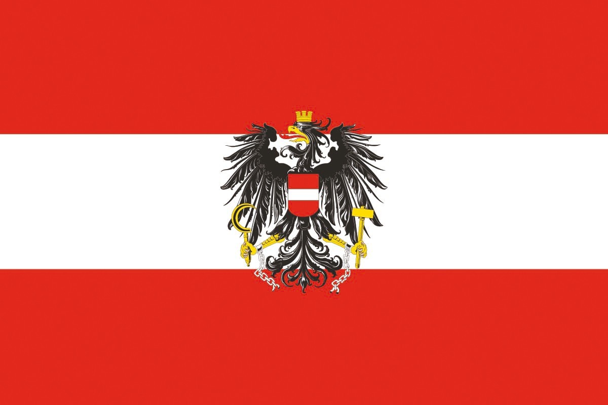 Bandera de despacho de Austria de alta calidad Bandera de despacho de Austria de alta calidad
