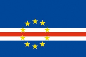 Bandera de despacho de Cabo Verde con escudo de alta calidad Bandera de despacho de Cabo Verde con escudo de alta calidad