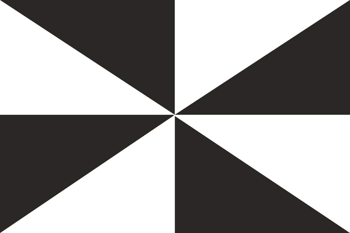 Bandera de despacho de Ceuta sin escudo de alta calidad