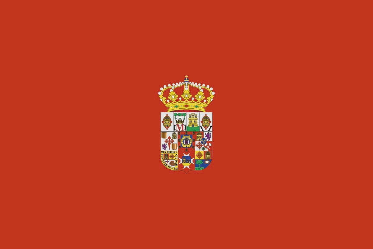 Bandera de despacho de Ciudad Real provincia de alta calidad