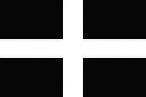 Bandera de despacho de Cornualles de alta calidad