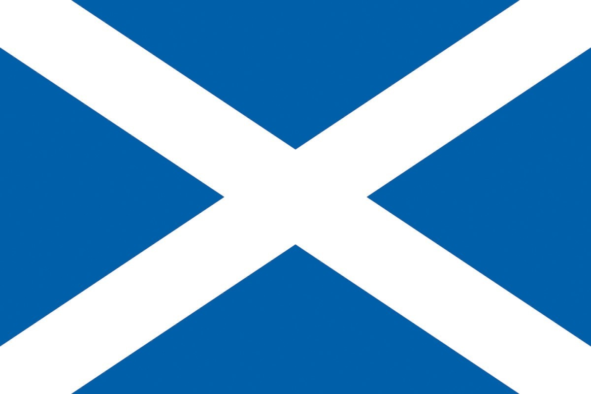 Bandera de despacho de Escocia de alta calidad