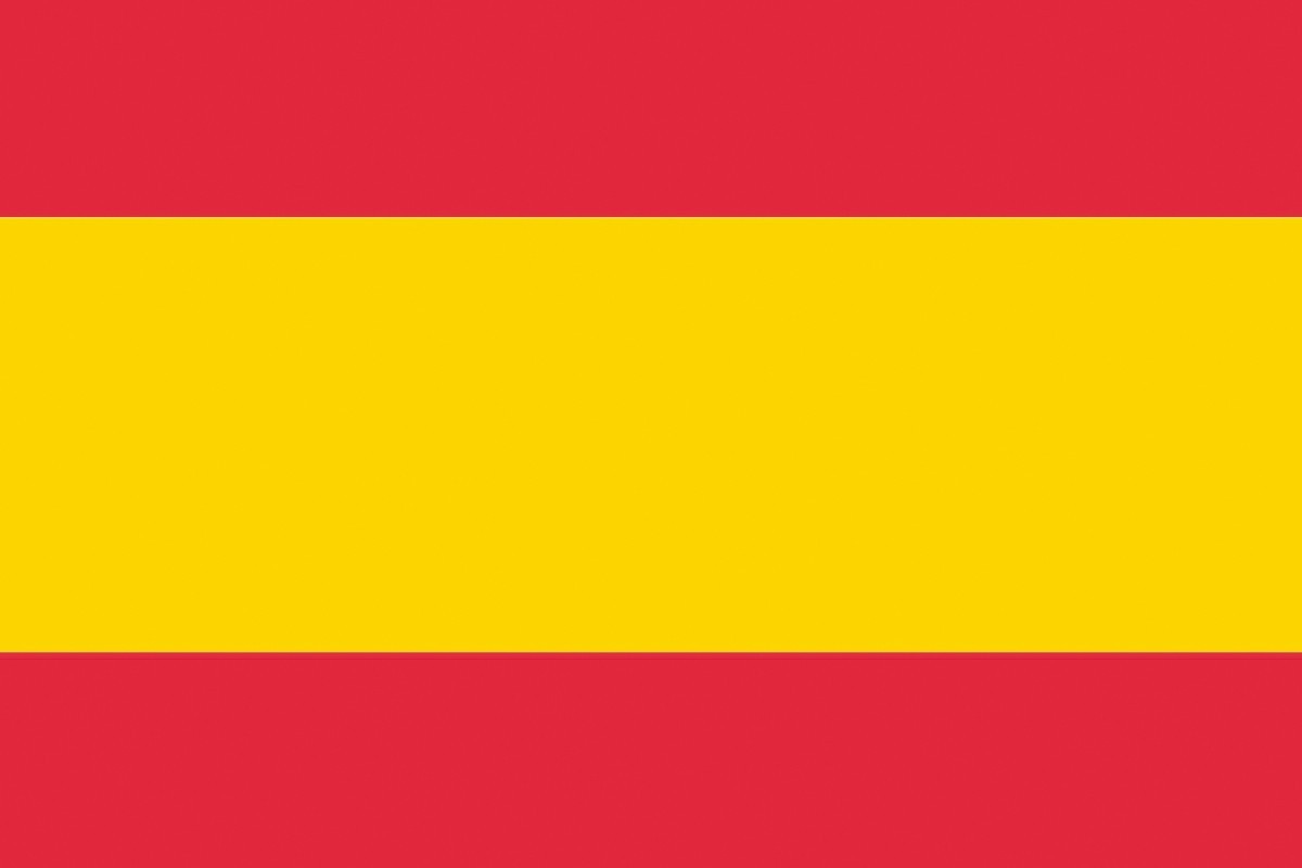 Bandera de despacho de España sin escudo de alta calidad