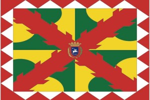 Bandera de despacho de Huesca de alta calidad