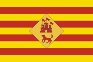 Bandera de Llubí de alta calidad para exterior 123