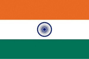 Bandera de despacho de India con escudo de alta calidad Bandera de despacho de India con escudo de alta calidad
