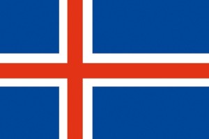 Bandera de despacho de Islandia de alta calidad