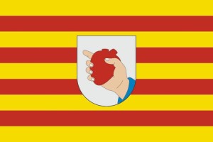 Bandera de Manacor de alta calidad para exterior 123