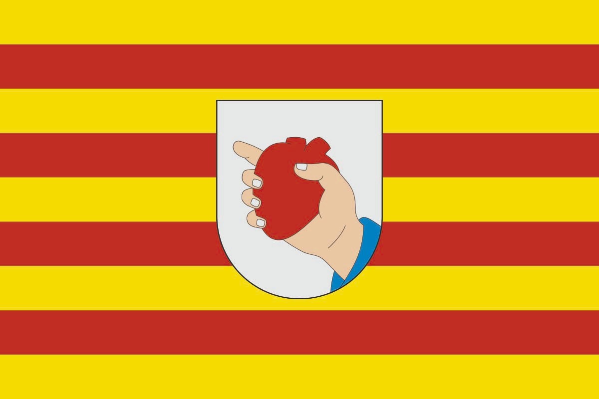 Bandera de Manacor de alta calidad para exterior Bandera de Manacor de alta calidad para exterior