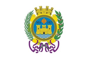 Bandera de Maó de alta calidad para exterior 123