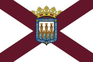 Bandera de despacho de Logroño de alta calidad