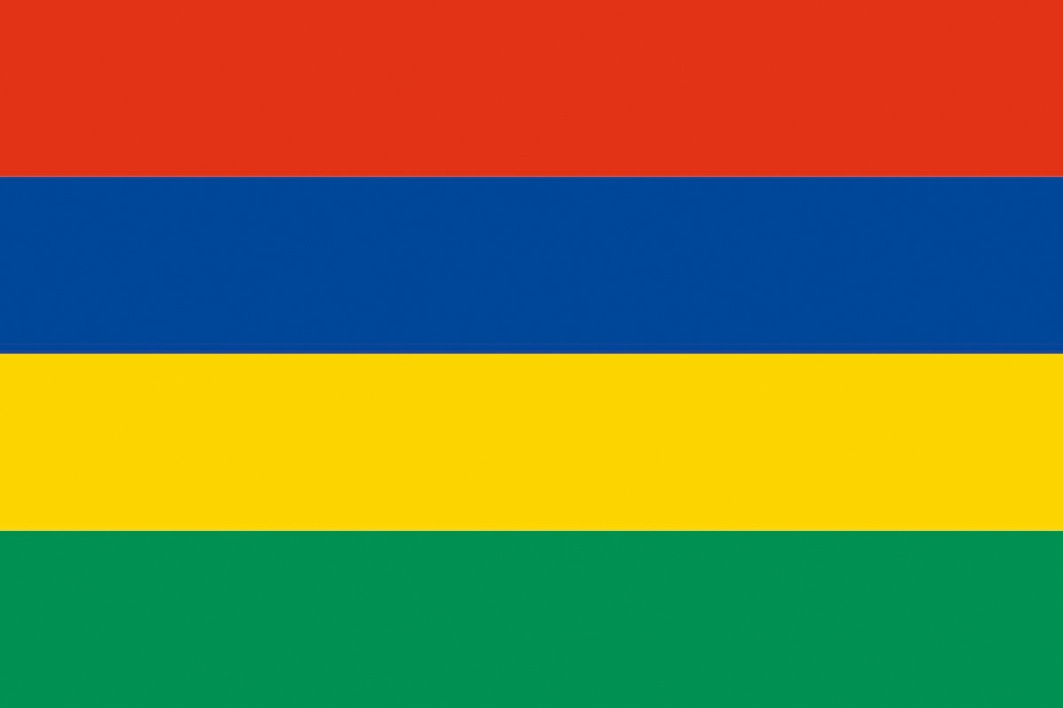 Bandera de despacho de Mauricio sin escudo de alta calidad Bandera de despacho de Mauricio sin escudo de alta calidad