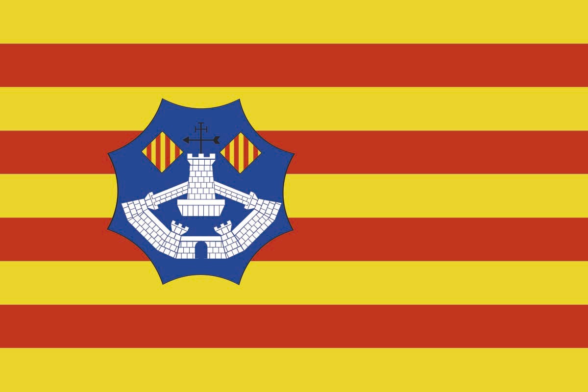 Bandera de despacho de Menorca de alta calidad
