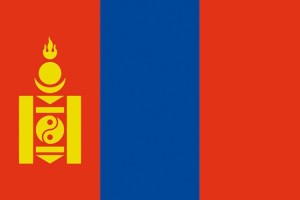 Bandera de despacho de Mongolia de alta calidad