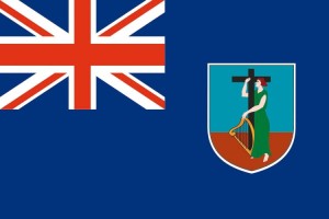 Bandera de despacho de Montserrat alta calidad