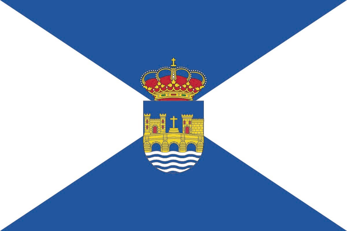 Bandera de despacho de Pontevedra de alta calidad