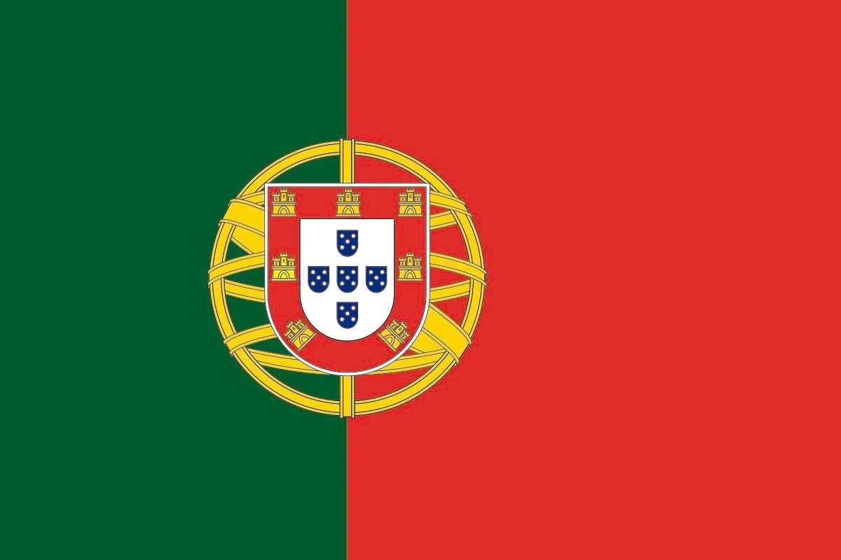 Bandera de despacho de Portugal de alta calidad