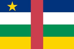 Bandera de despacho de Republica Centro Africana de alta calidad