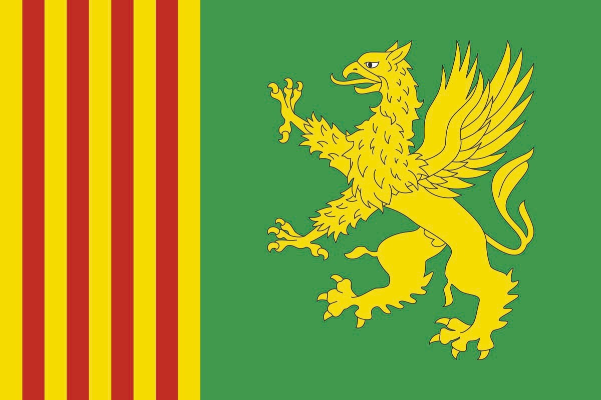 Bandera de Pobla de alta calidad para exterior Bandera de Pobla de alta calidad para exterior