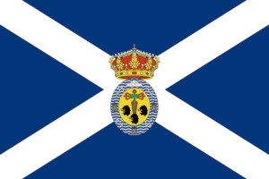 Bandera de despacho de Santa Cruz de Tenerife de alta calidad Bandera de despacho de Santa Cruz de Tenerife de alta calidad