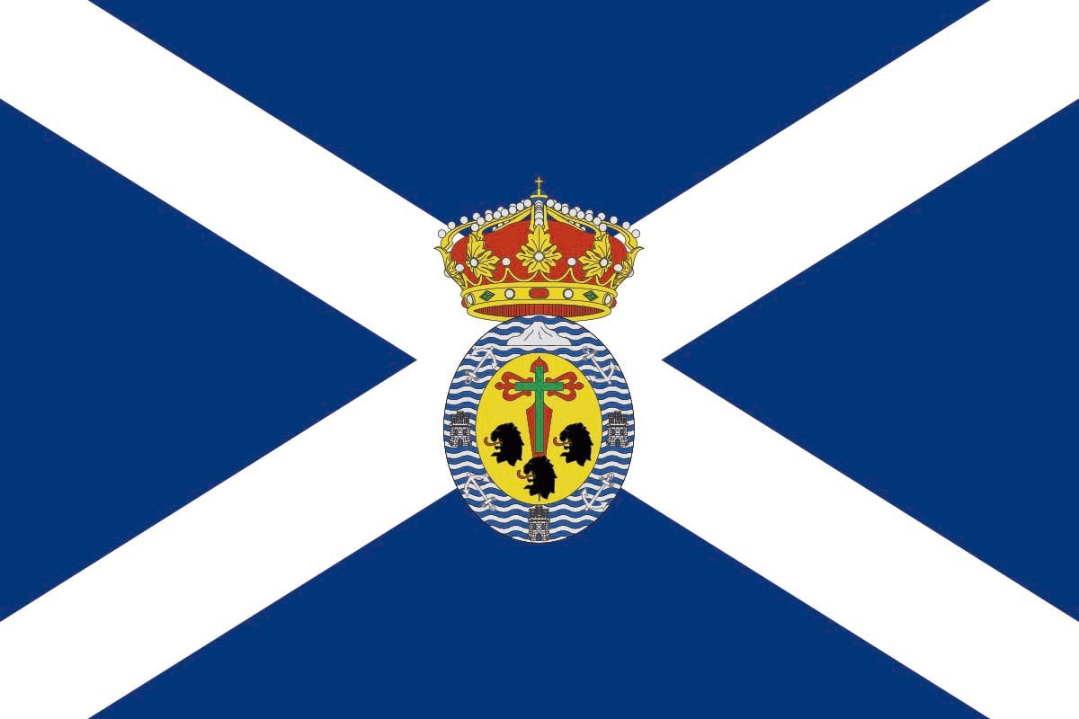 Bandera de despacho de Santa Cruz de Tenerife diputación de alta calidad
