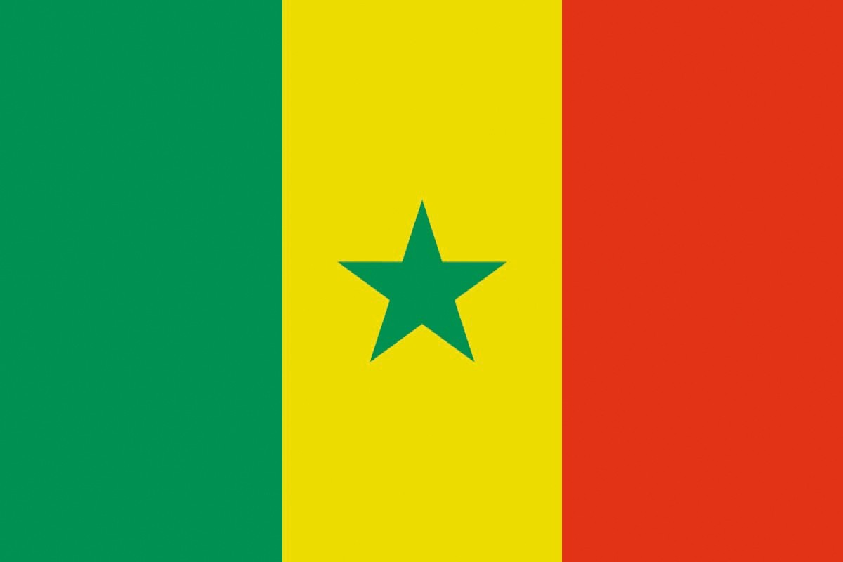 Bandera de despacho de Senegal de alta calidad