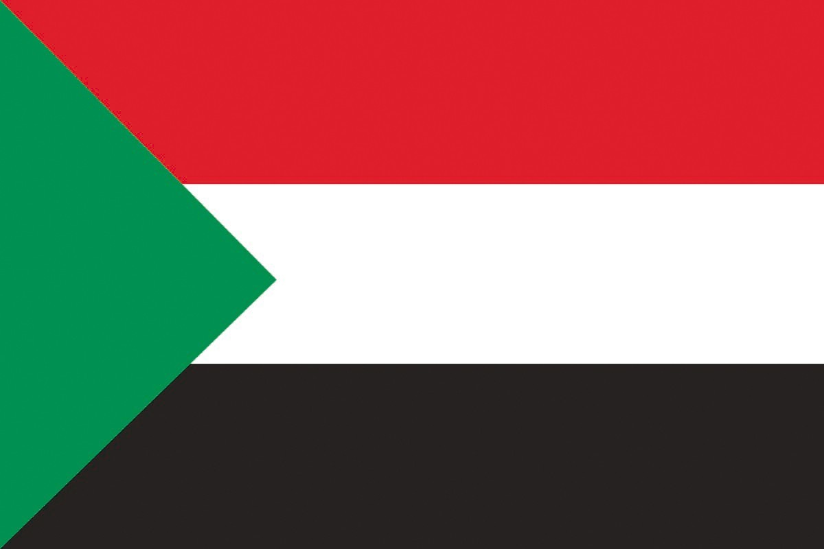 Bandera de despacho de Sudán de alta calidad Bandera de despacho de Sudán de alta calidad