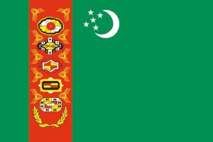 Bandera de despacho de Turkmenistan de alta calidad Bandera de despacho de Turkmenistan de alta calidad