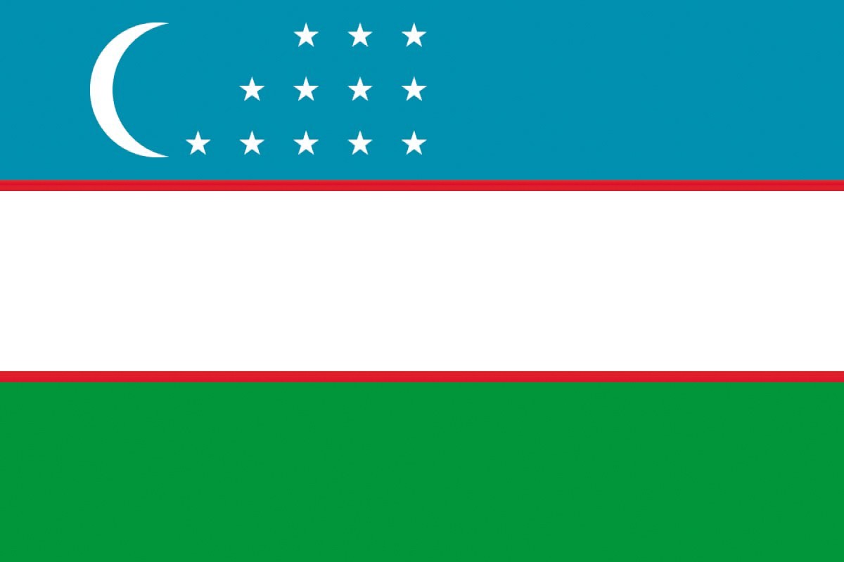 Bandera de despacho de Uzbekistan de alta calidad