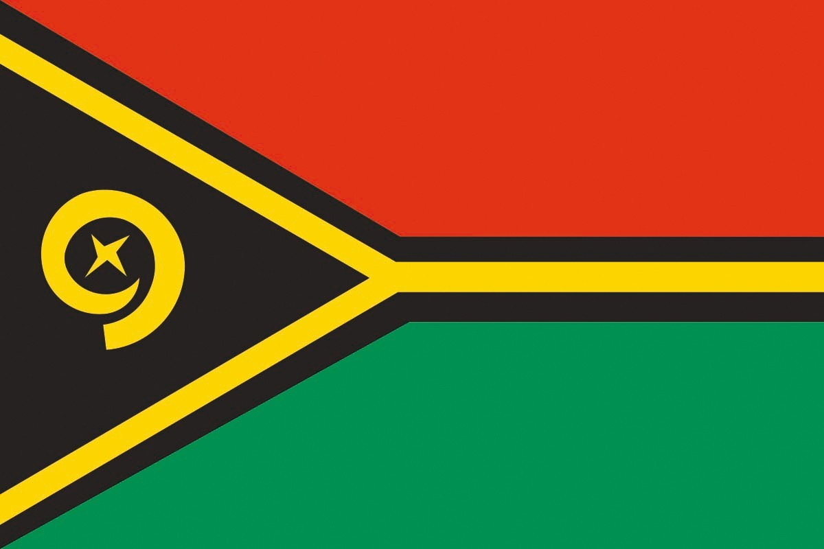 Bandera de despacho de Vanuatu de alta calidad