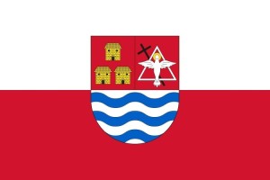 Bandera de despacho de Casas Altas de alta calidad