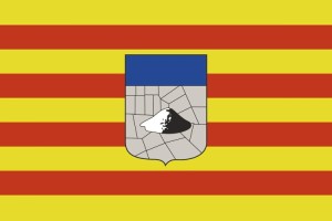 Bandera de Sencelles de alta calidad para exterior 123