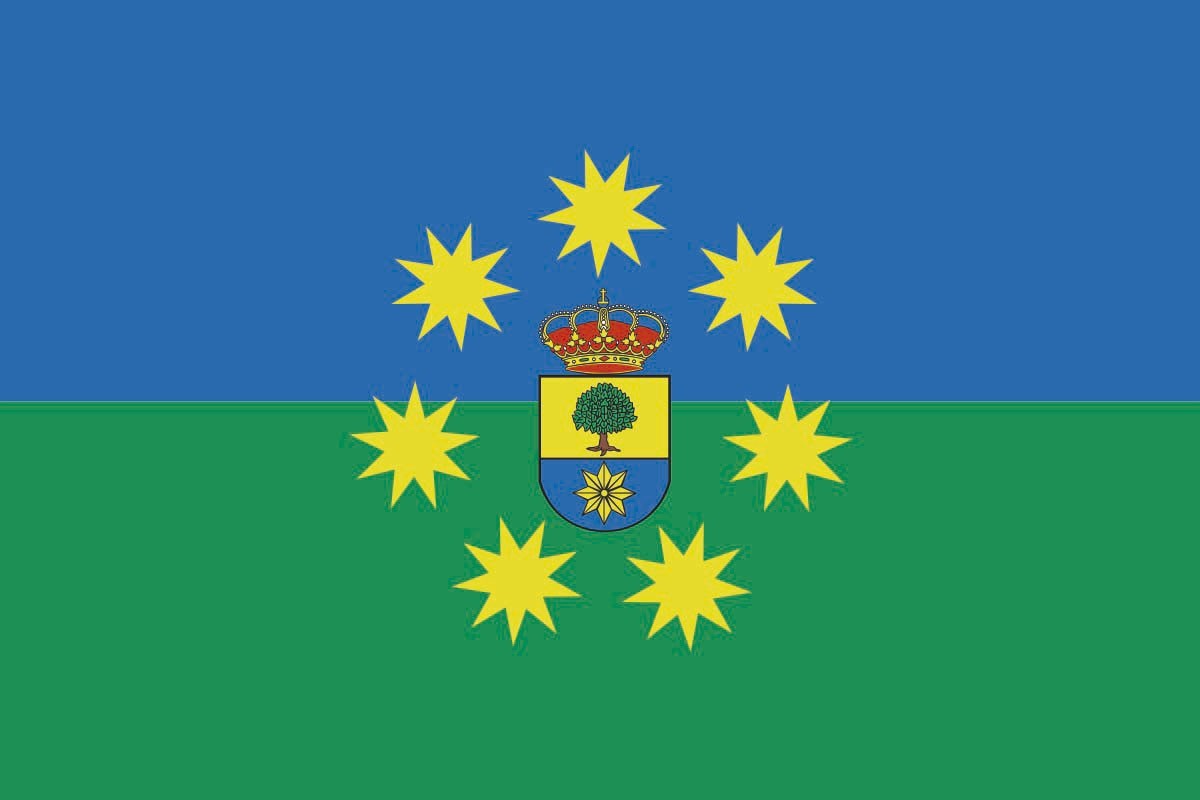 Bandera de Alfoz de Lloredo de alta calidad para exterior Bandera de Alfoz de Lloredo de alta calidad para exterior