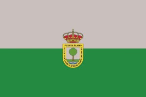 Bandera de despacho de Fuente Álamo de Murcia de alta calidad