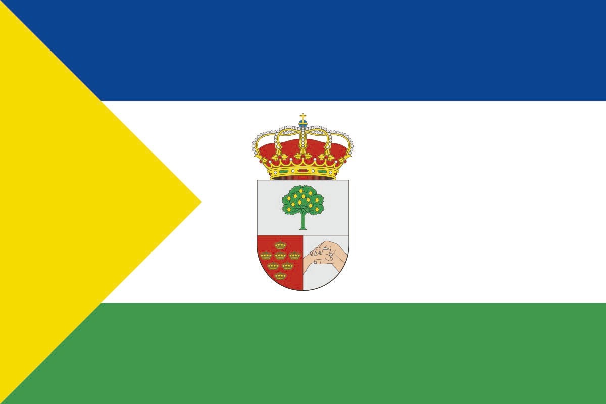 Bandera de despacho de Santomera de alta calidad