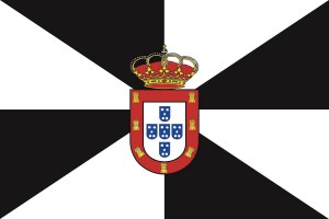 Bandera de Ceuta con escudo de alta calidad para exterior 123