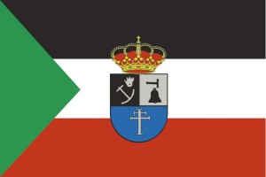 Bandera de Meruelo de alta calidad para exterior 123