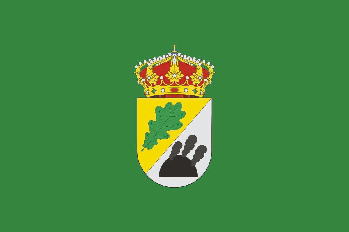 Bandera de despacho de Navarredonda y San Mamés de alta calidad