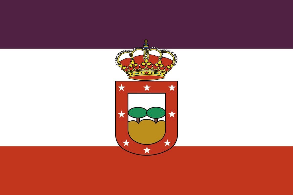 Bandera de despacho de Tres Cantos de alta calidad